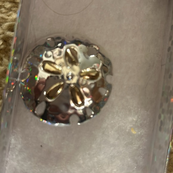 New. Sand Dollar Necklace and Earring  Set/Sterling - Picture 4 of 7